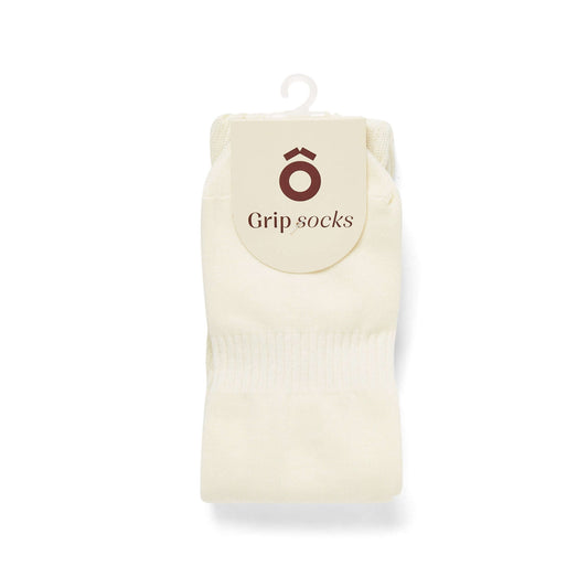 ÔWEAR Pilates Scrunch Grip Socks - White
