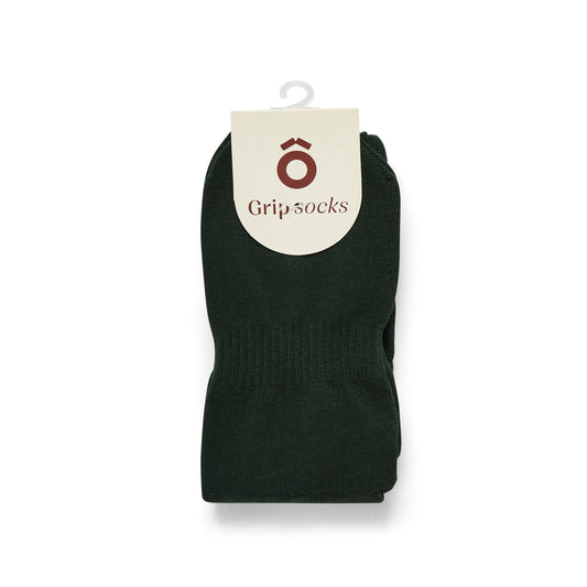 Scrunch Grip Socks - Forest Green