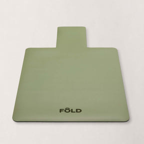 FOLD Reformer Pilates Mat - Pistachio shown from above with a sleek, durable design for comfort and stability during workouts.
