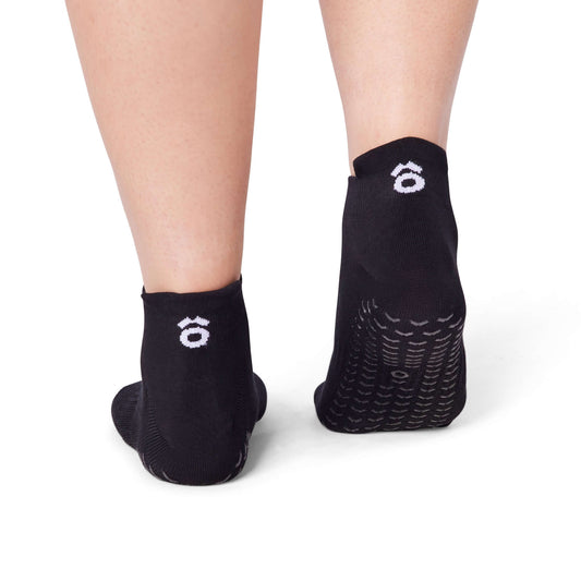 ÔWEAR Pilates Bootie Grip Socks - Black