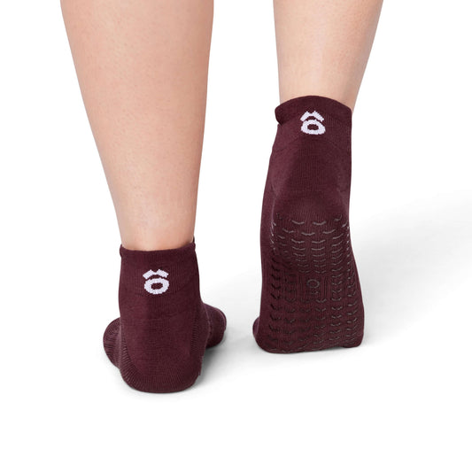 ÔWEAR Pilates Bootie Grip Socks - Magenta