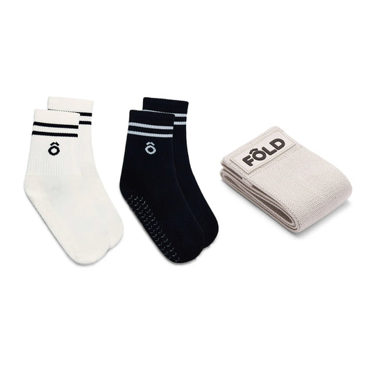 Grip Socks en Weerstandsband Bundel – Basis