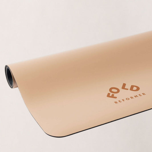 FOLD Essentials Reformer Pilates Mat - Almond