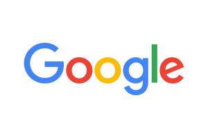 Google logo featuring blue, red, yellow, and green colors, representing the tech giant's brand.