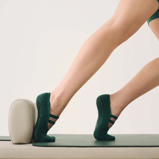MoveActive Ballet Grip Socks - Forest Green