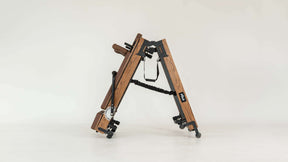 Original FÔLD Reformer with Easi-Fold™ in Chocolate, unfolded and ready to use