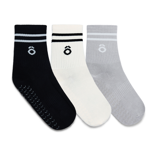 ÔWEAR Sporty Stripes Crew Sokken - 3-pack