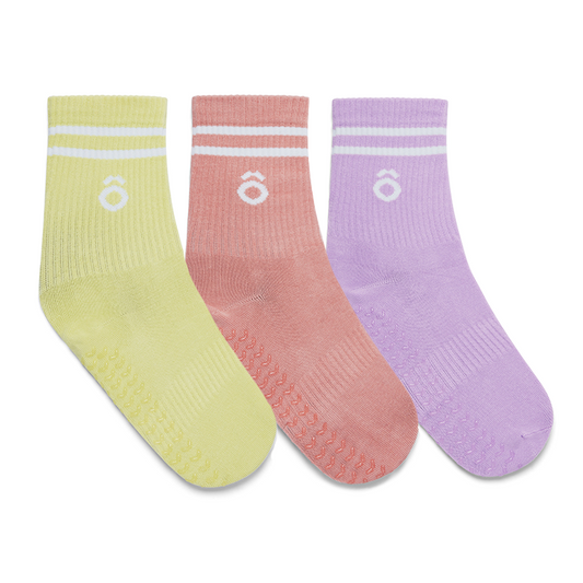ÔWEAR Sporty Stripes Crew Sokken - 3-pack