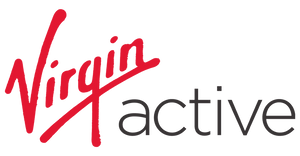 Virgin Active logo showcasing fitness and wellness branding for a healthy lifestyle.