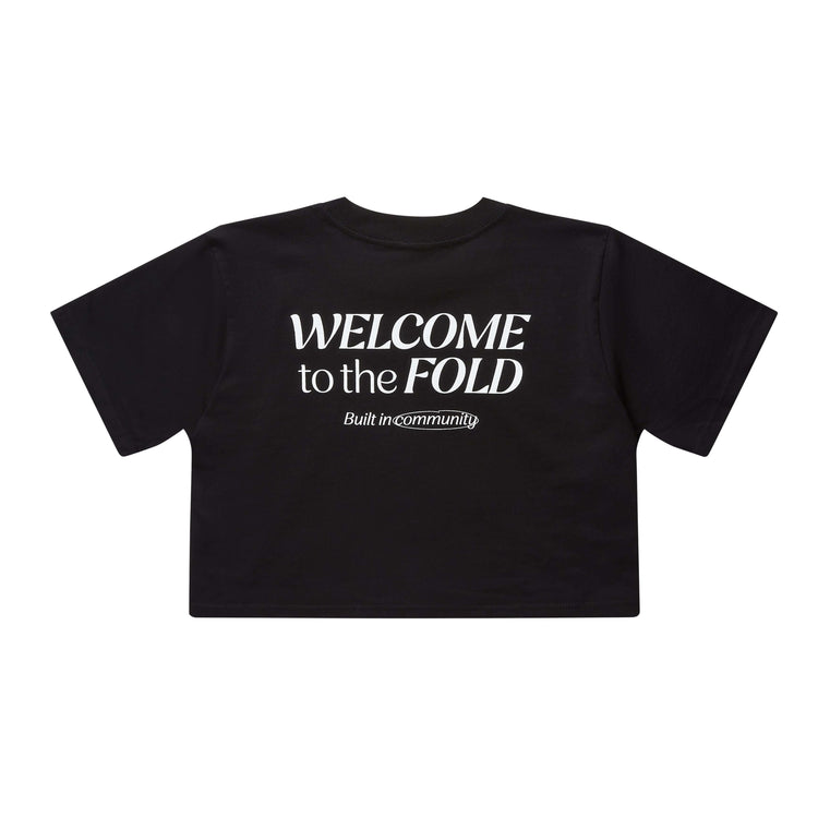 Women’s Classic Crop Tee - Black