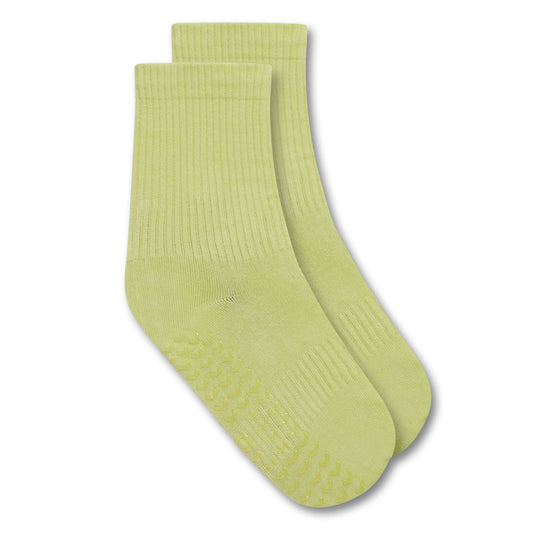 Essentials Pilates Grip Socks - Icterine Green
